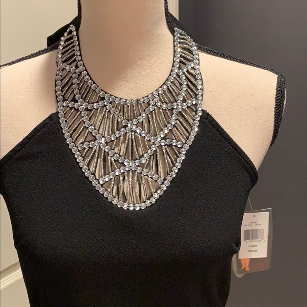 Ruby Rox Black Halter Dress - Picture 2 of 5